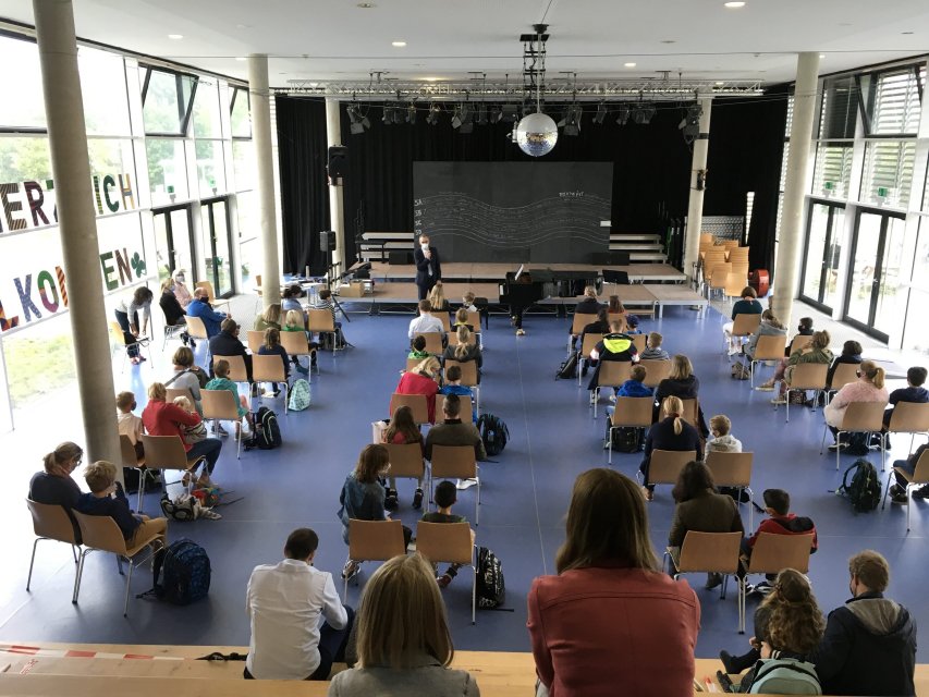 Begrüßung der neuen 5.-Klässler am ASG in Zeiten von Corona